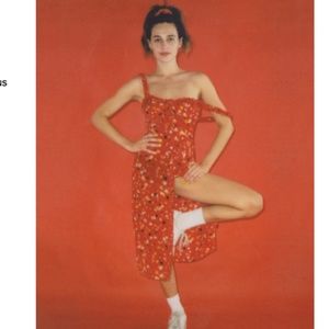 Réalisation Par THE JULIET Dress in Rouge Fleur Size M